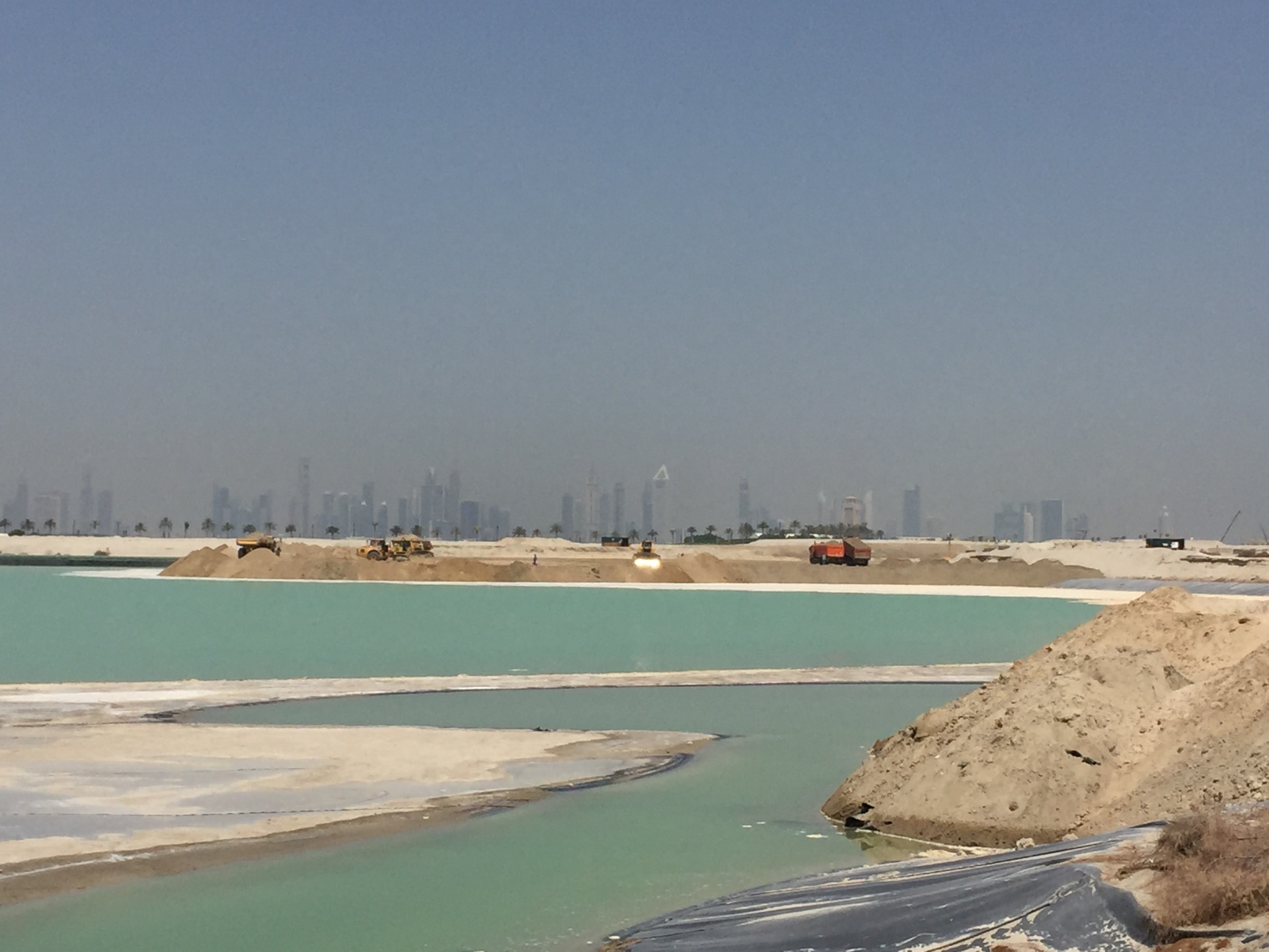 Lagoon Development Project - USF GRAND Constructions LLC project site in UAE